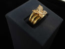 Women's Ring - Yellow Gold 14k (.585) 4.1 grams Size 8