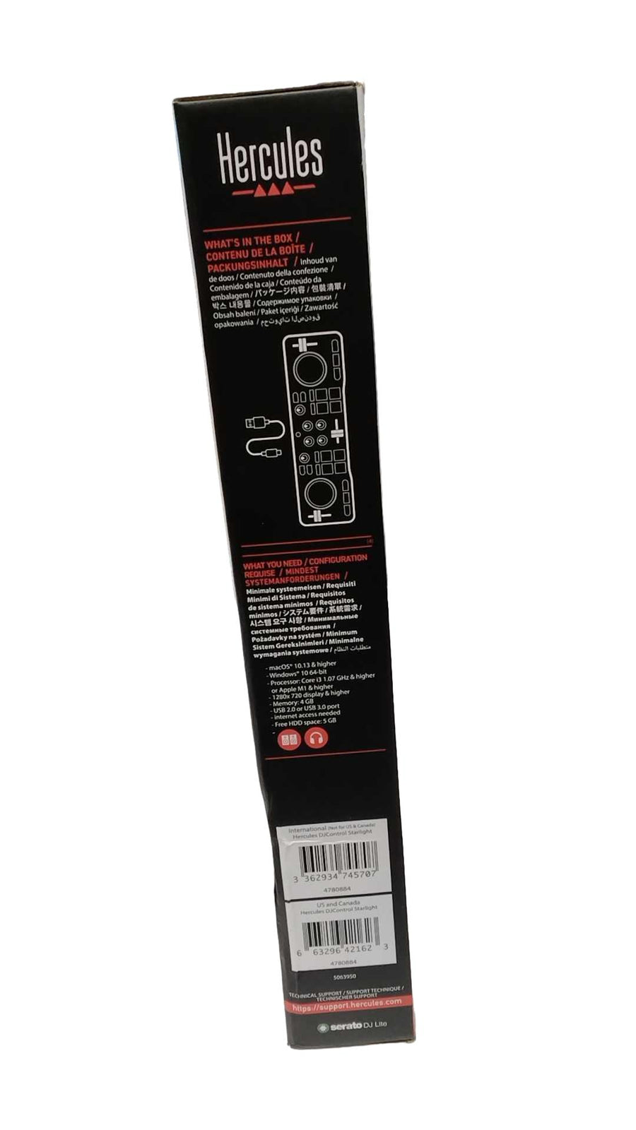Hercules 5063950 Black DJ Controller