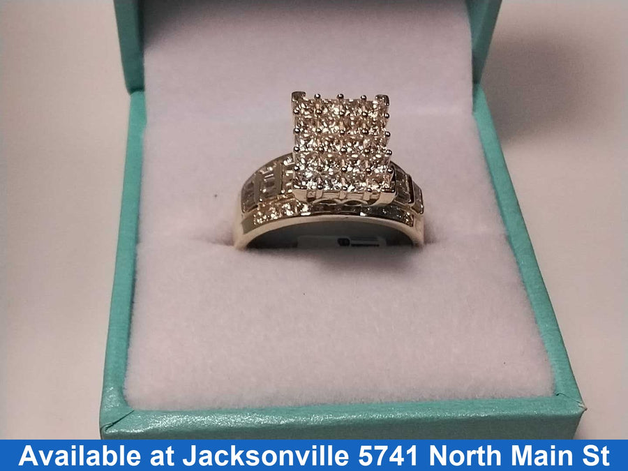 Women's Ring - Yellow Gold 10k (.417) 5.6 grams Size 8