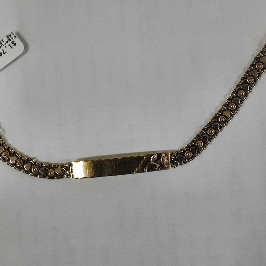 Bracelet - Yellow Gold 14k (.585) 10.9 grams 6 inch