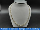 Figaro Chain - Yellow Gold 14k (.585) 21 grams 28 inch