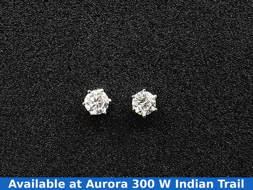 Double Stud Earring - Silver 1.4 grams