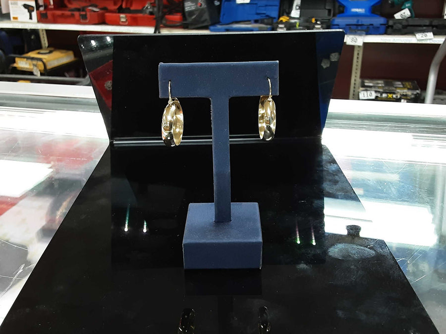 Hoop Earrings - Yellow Gold 10k (.417) 3.2 grams
