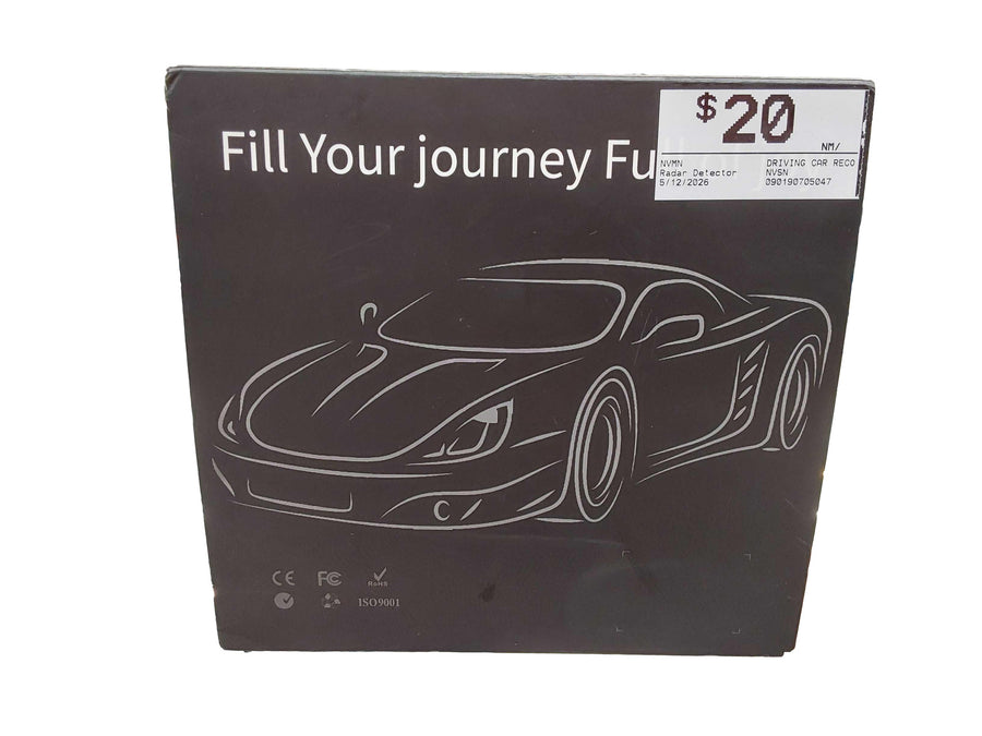 Driving Car Recorder Black Radar Detector / Dash Cam