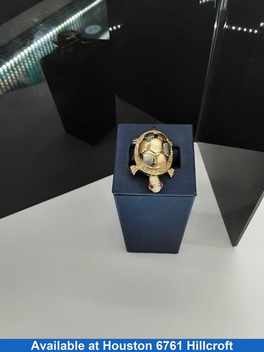 Women's Ring - Tricolor Gold 14k (.585) 16 grams Size 10