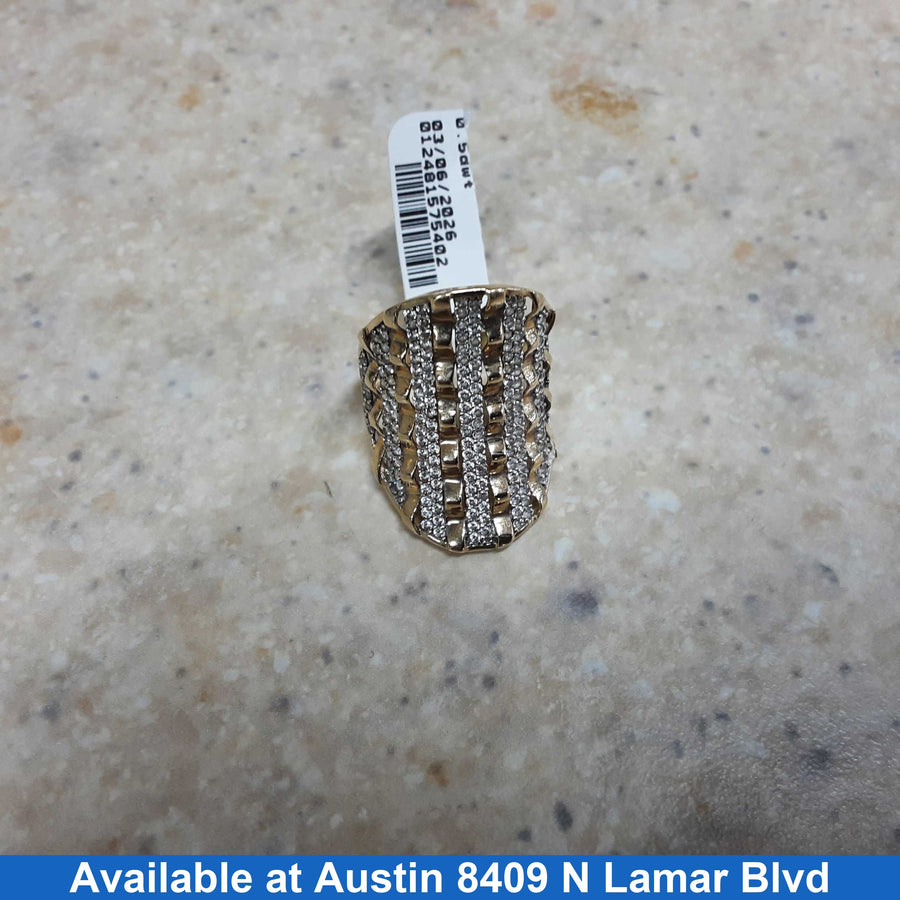 Women's Ring - Yellow Gold 14k (.585) 5.2 grams Size 7