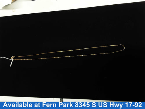 Chain - Yellow Gold 14k (.585) 1.3 grams 21 inch