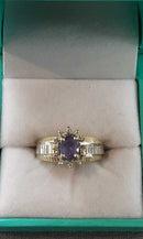 Women's Ring - Yellow Gold 14k (.585) 4.2 grams Size 20