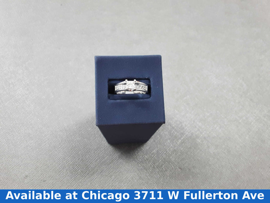 Women's Ring - White Gold 14k (.585) 6 grams Size 6