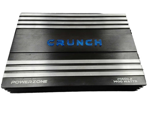 Crunch P1400.2 Black Car Audio Amplifier