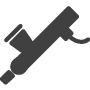 Central Pneumatic 69434 Silver Air Brush