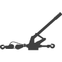 Koch 101020 Silver Cable Puller / Come - Along