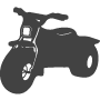 Concord Commutr Gray 3 Wheeled Motorcycle