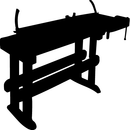 Ryobi Saw Accesories Black Workbench / Cabinet