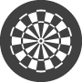Halex Dartboard Black Dart Equipment