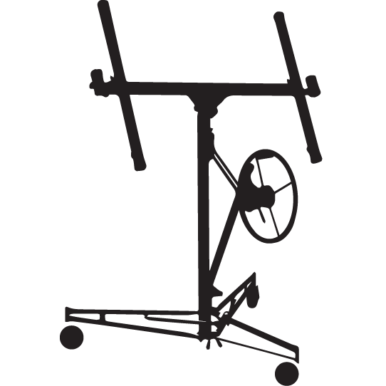 Gyptools Drywall Dolly Orange Panel Hoist