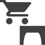 Ozark Trail Black Cart / Stool