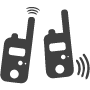 Kenwood Nx-1000 Black Walkie Talkie