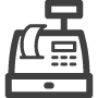 Royal 1200x Black Cash Register / Other Merchant Equipment