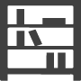 Amazon Floating Shelves Black Bookshelf / Cabinet