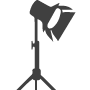 Spot Led30 Black DJ Light