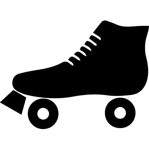 Black Green Wheels 2631 Black Roller Skates & Rollerblades
