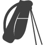 Cold Pocket Black Golf Bag