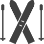 White Misc. Skiing Equipment