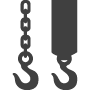 Orange Tow Strap / Chain