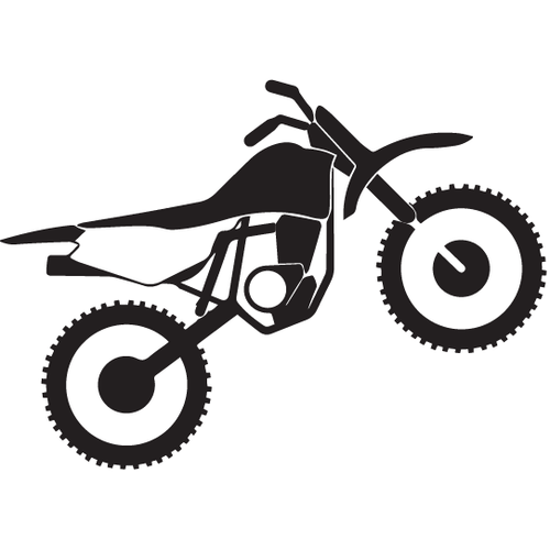 Expro Hawk Black Moto-Cross / Dirt Bike