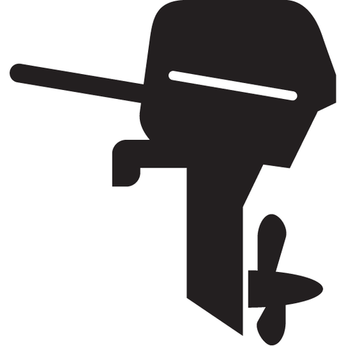 Shakespeare Wondertroll Silver Outboard Motor