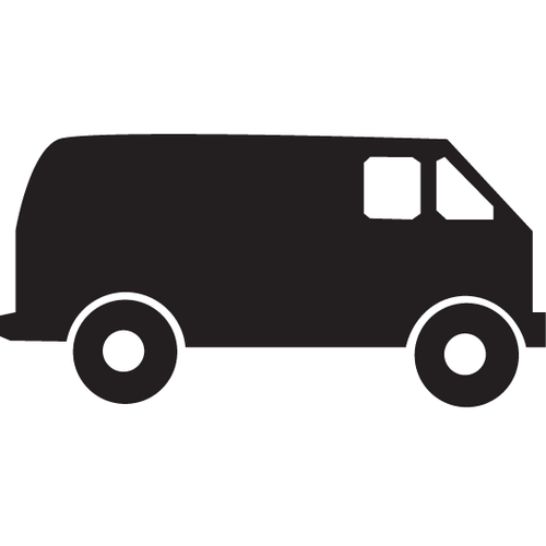 Dodge Caravan White Van
