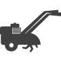 Efco Trench Badger Red Gas Tiller / Cultivator