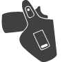 Spartan M&p 40 Black Firearm Belts / Holsters