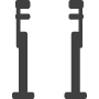 Renegade Pro Black Construction Stilts