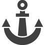 Vibe Folding Anchor Black Anchor