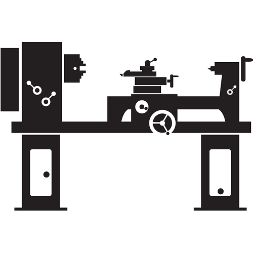 Central Machinery 65345 Green Lathe