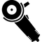 Drill Master 60625 Black Corded Grinder