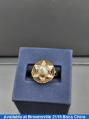 Women's Ring - Yellow Gold 10k (.417) 2.9 grams Size 20
