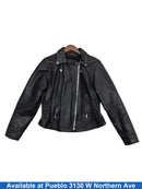 Hot Leather Black Riding Jacket