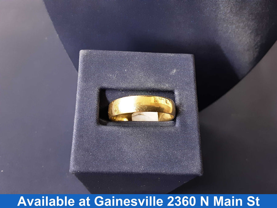 Ring - Wedding Band - Yellow Gold 14k (.585) 4.8 grams Size 11