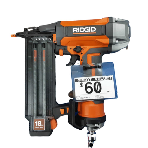 Rigid R213bnf Orange Pneumatic Brad Nailer