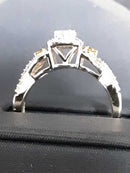 Ring - Engagement Set - White Gold 10k (.417) 3.2 grams Size 6
