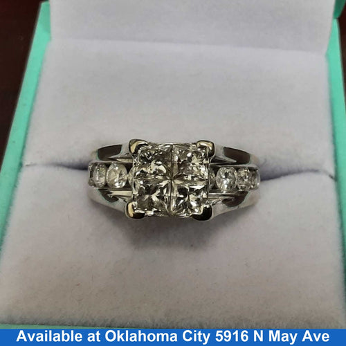 Women's Ring - White Gold 14k (.585) 7.9 grams Size 11