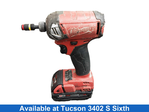 Milwaukee Red Cordless Impact Drill