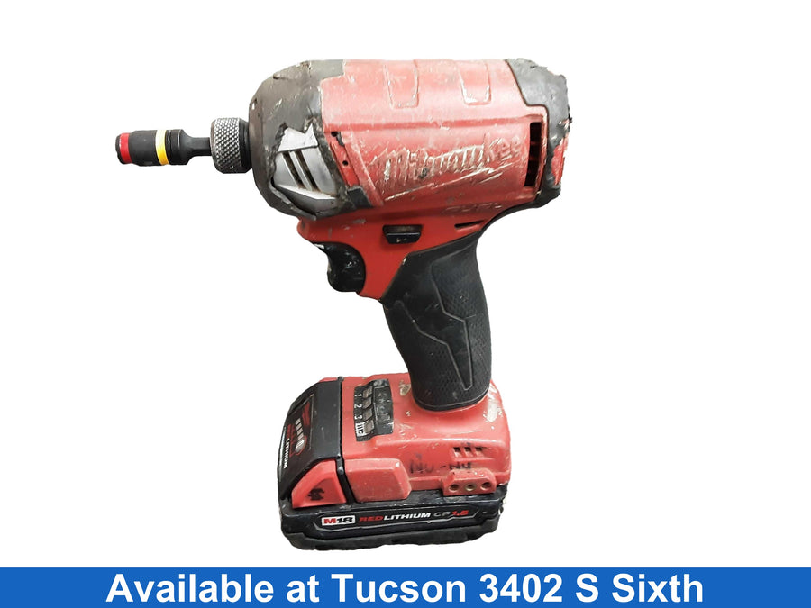 Milwaukee Red Cordless Impact Drill