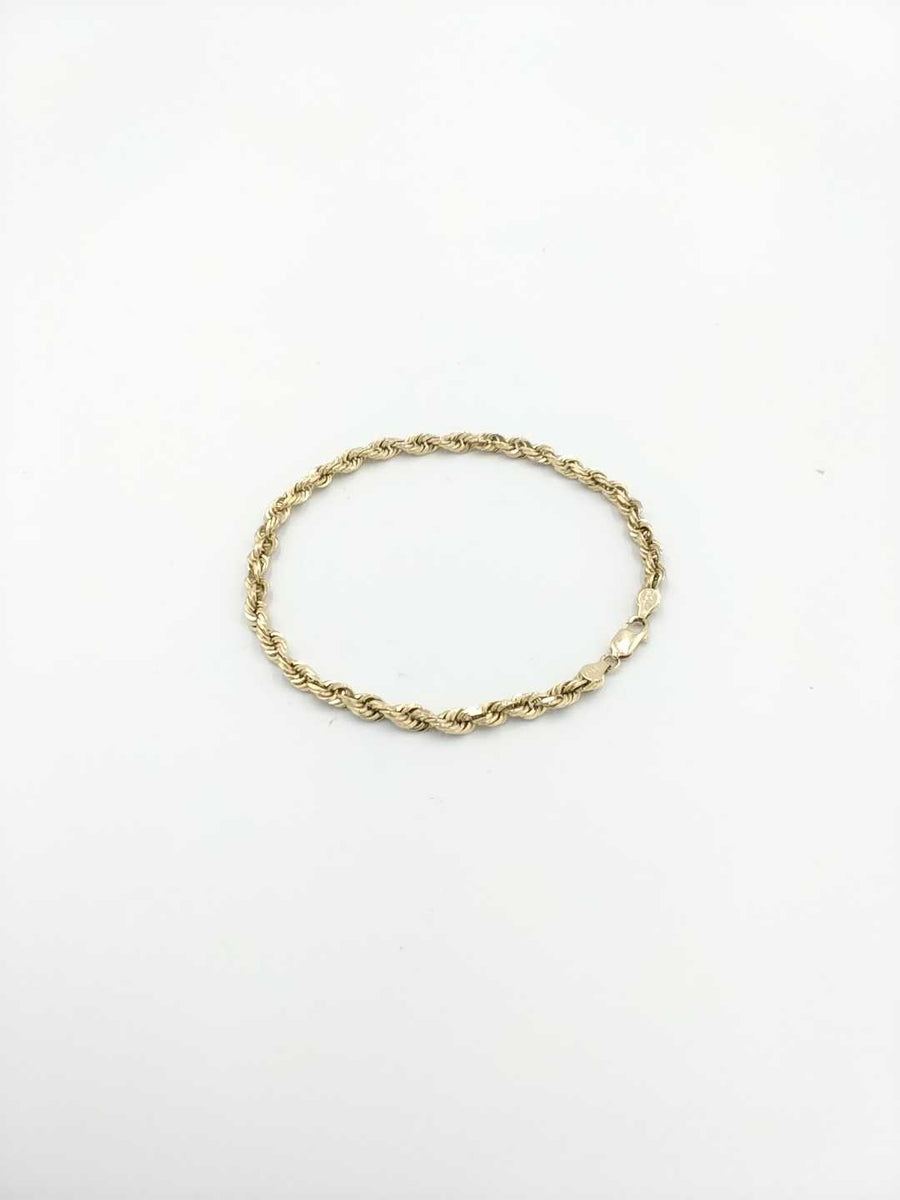Rope Bracelet - Yellow Gold 10k (.417) 10.7 grams 8 inch