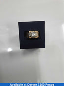 Men's Ring - Yellow Gold 14k (.585) 7.3 grams Size 7