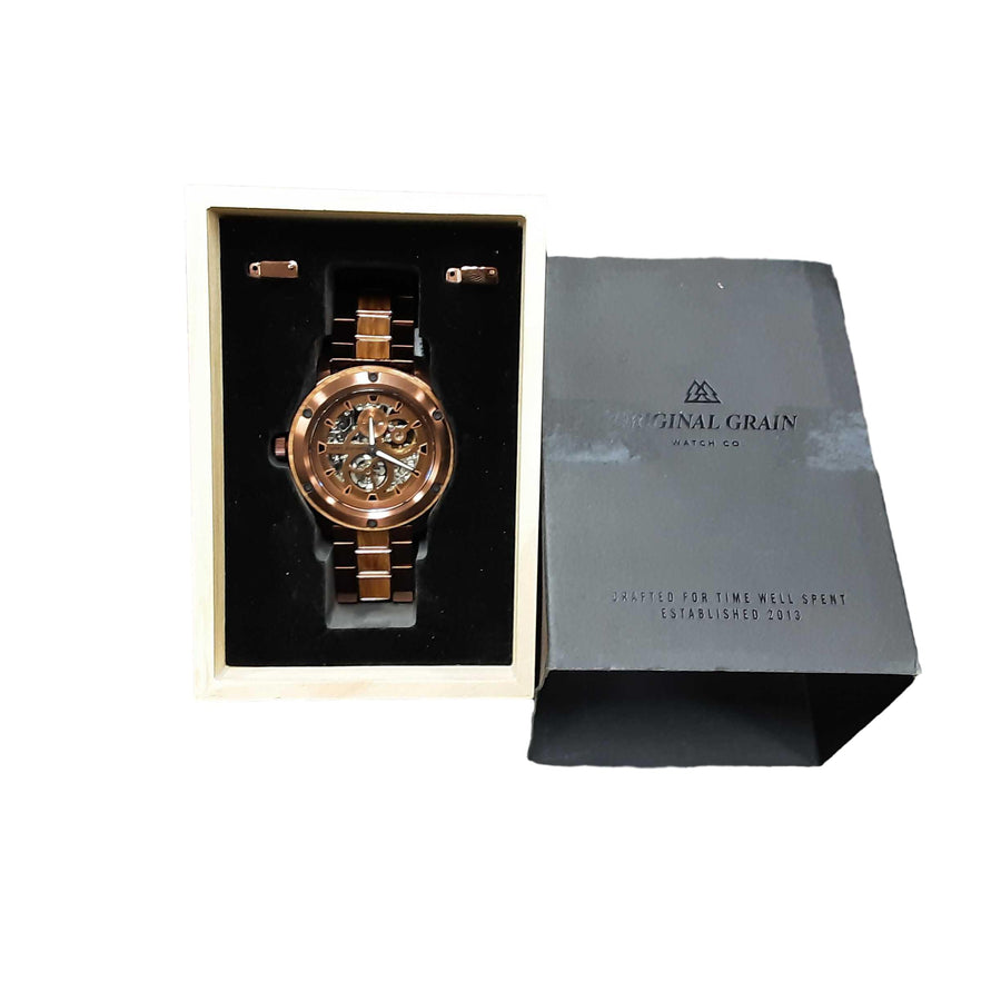 Original Grain Whiskey Espresso Rugged Brown Regular Watch