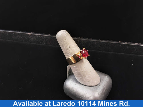Women's Ring - Yellow Gold 10k (.417) 2.6 grams Size 20